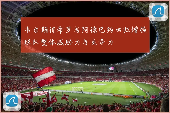 韦尔期待希罗与阿德巴约回归增强球队整体威胁力与竞争力